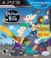 PHINEAS AND FERB ACROSS THE 2ND DIMENSION MOVIE (COMPLETE IN BOX)
