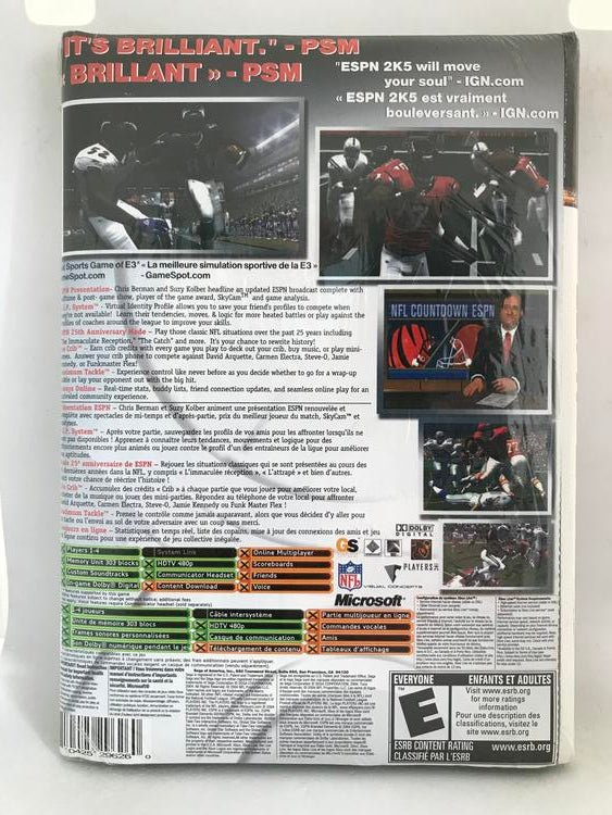 ESPN NFL 2K5 (COMPLETE IN BOX)
