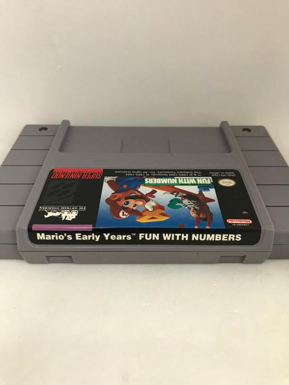 MARIO'S EARLY YEARS FUN WITH NUMBERS