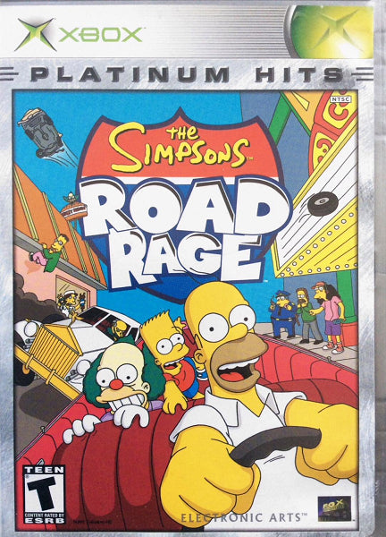 THE SIMPSONS ROAD RAGE PLATINUM HITS (COMPLETE IN BOX)