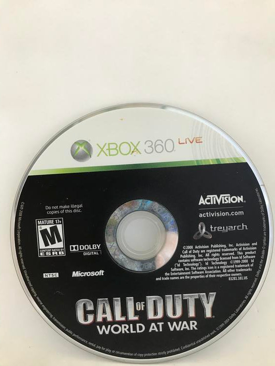 CALL OF DUTY WORLD AT WAR COLLECTOR'S EDITION (WITH BOX)