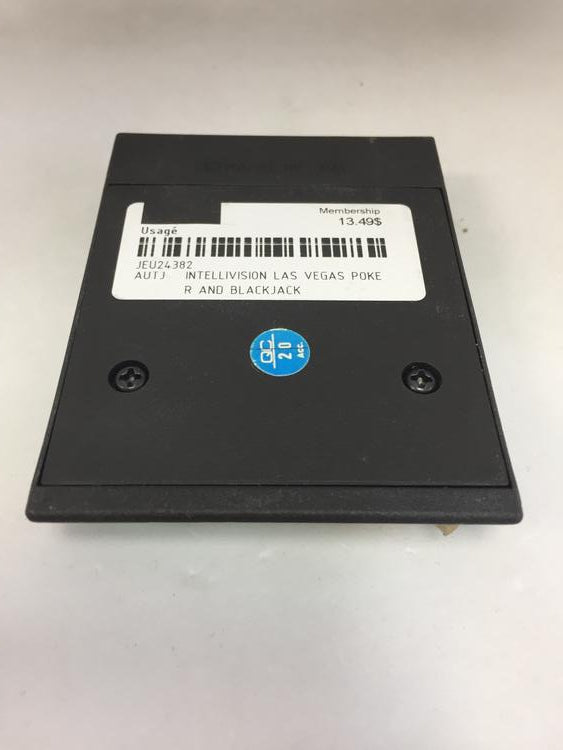 INTELLIVISION LAS VEGAS POKER AND BLACKJACK (usagé)