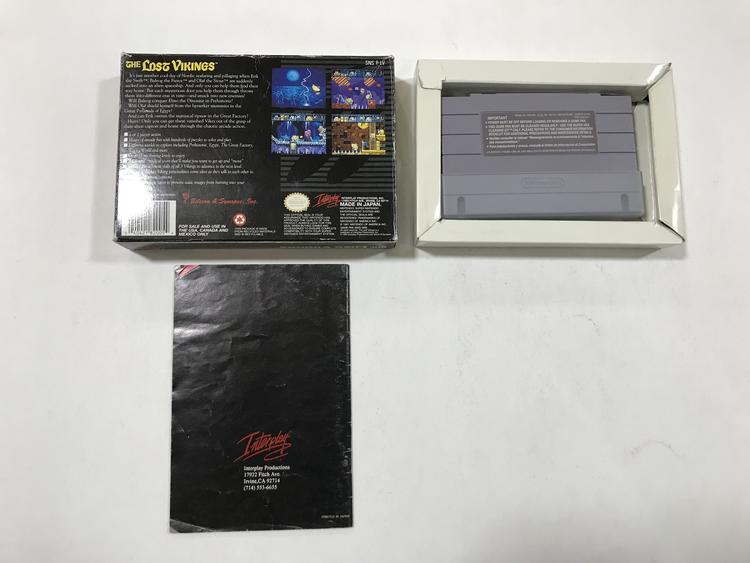 THE LOST VIKINGS (COMPLETE IN BOX)