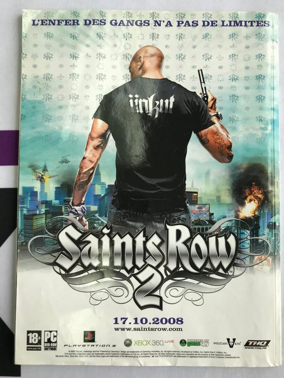 PLAYSTATION MAGAZINE PSM3 SAINTS ROW 2 #18