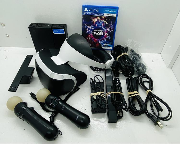 PLAYSTATION VR MODEL 1 + 2 PLAYSTATION MOVE + 1 DEMO DISC