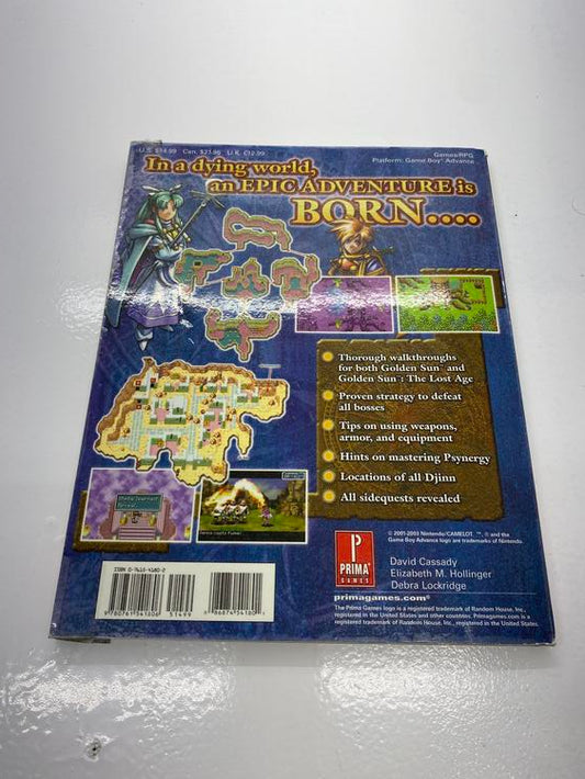 HINT BOOK GOLDEN SUN & GOLDEN SUN THE LOST AGE