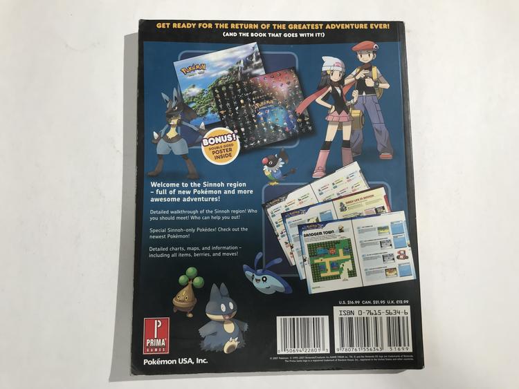 HINT BOOK POKEMON DIAMOND & PEARL VERSION