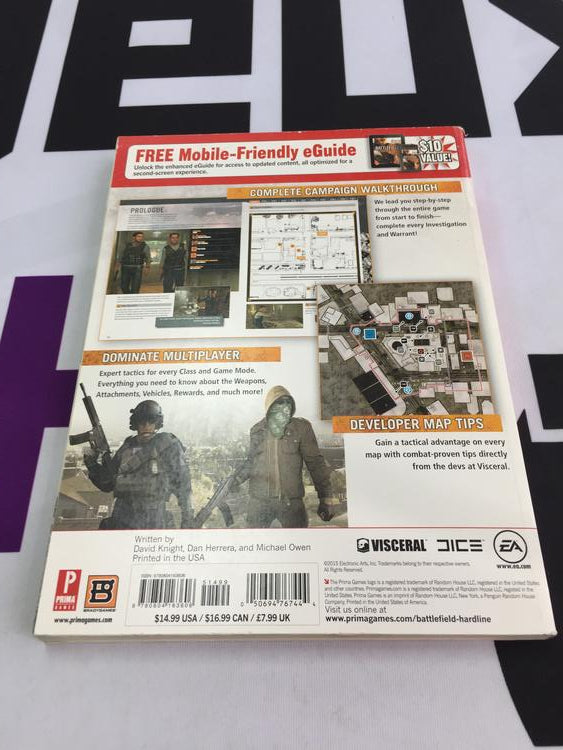 HINT BOOK BATTLEFIELD HARDLINE