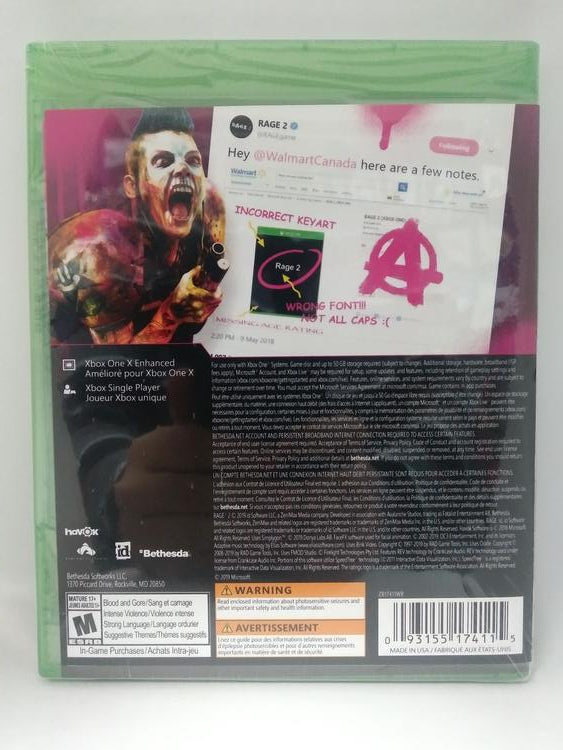 RAGE 2 (usagé)