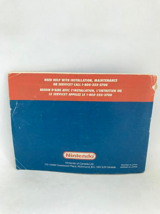 GB METROID II RETURN OF SAMUS INSTRUCTION BOOKLET BILINGUAL (usagé)
