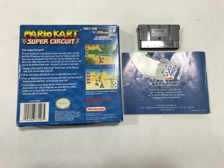 MARIO KART SUPER CIRCUIT (COMPLETE IN BOX)
