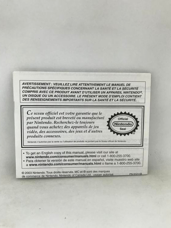 GAMEBOY ADVANCE SP FLAME AGS-001 (COMPLETE IN BOX) (usagé)
