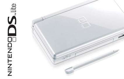 NINTENDO DS LITE POLAR WHITE (COMPLETE IN BOX) (usagé)