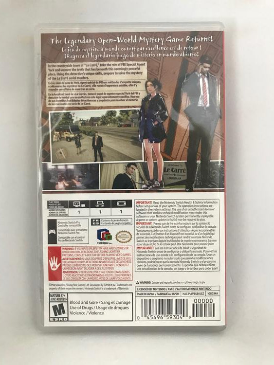 DEADLY PREMONITION 2 BLESSING IN DISGUISE (usagé)