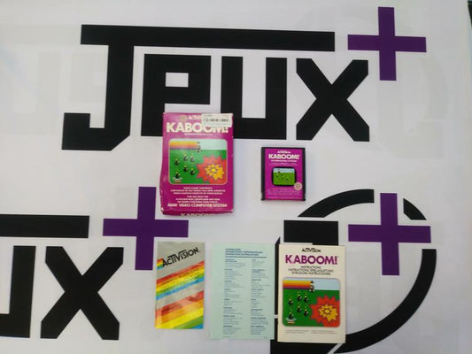 ATARI 2600 KABOOM! INTERNATIONAL EDITION (COMPLETE IN BOX)