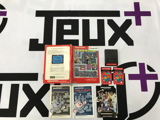 INTELLIVISION LOCK N' CHASE (COMPLETE IN BOX)