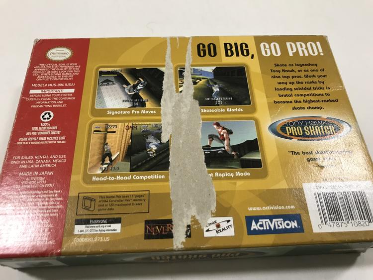 TONY HAWK'S PRO SKATER (COMPLETE IN BOX)
