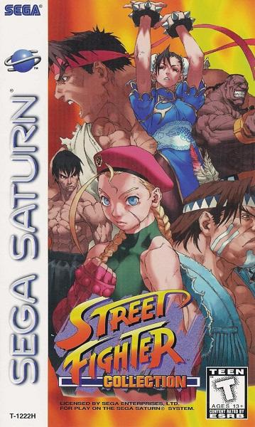 SEGA SATURN STREET FIGHTER COLLECTION (COMPLETE IN BOX)
