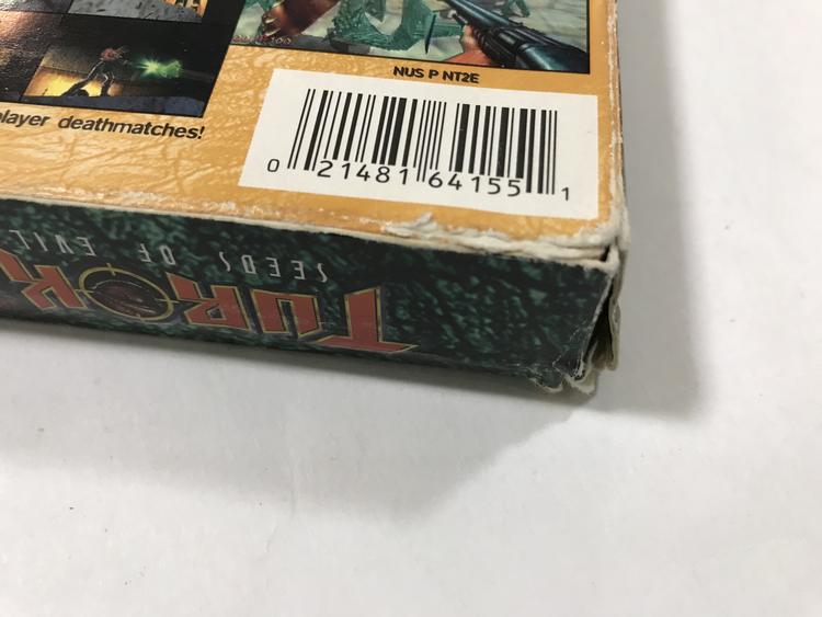 TUROK 2 SEEDS OF EVIL BLACK CARTRIDGE (COMPLETE IN BOX)