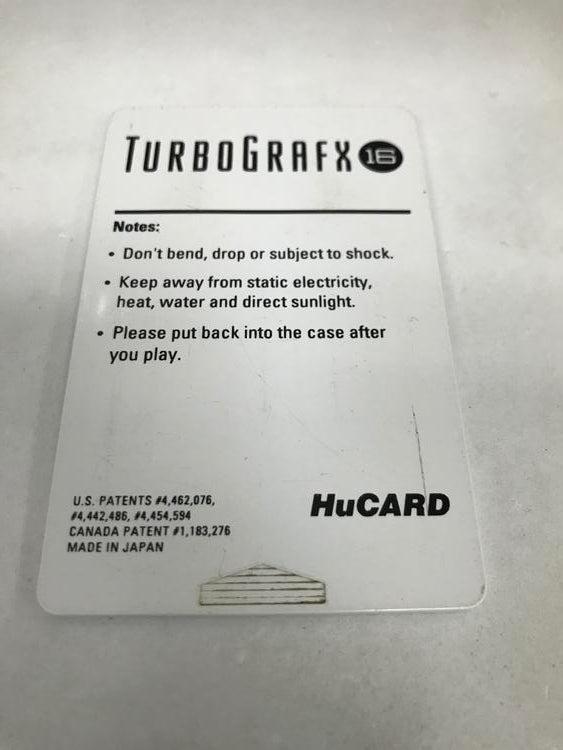 TURBOGRAFX-16 SPLATTERHOUSE (GAME AND MANUAL)