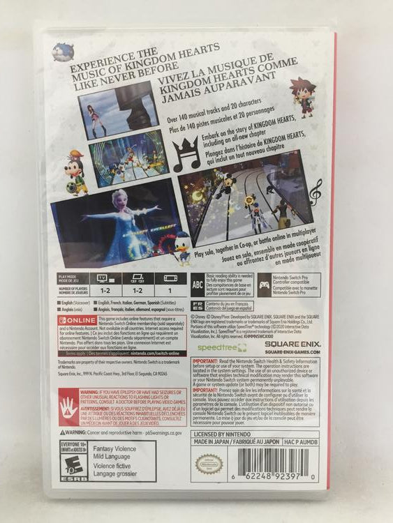 KINGDOM HEARTS MELODY OF MEMORY (usagé)