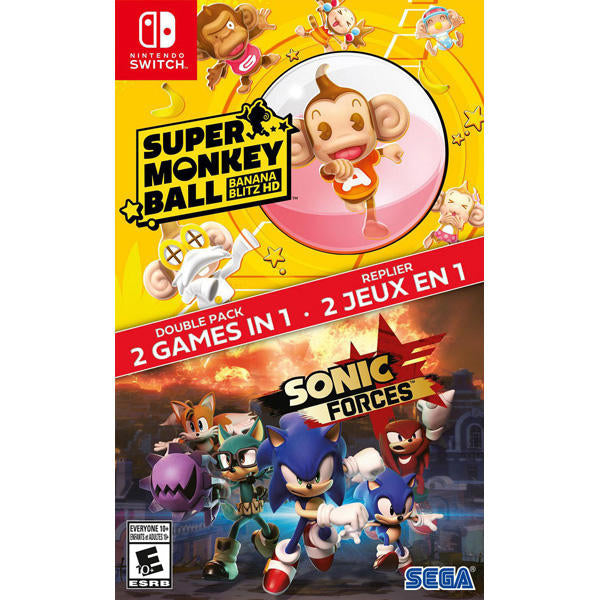 SONIC FORCES / SUPER MONKEY BALL BANANA BLITZ HD DOUBLE PACK