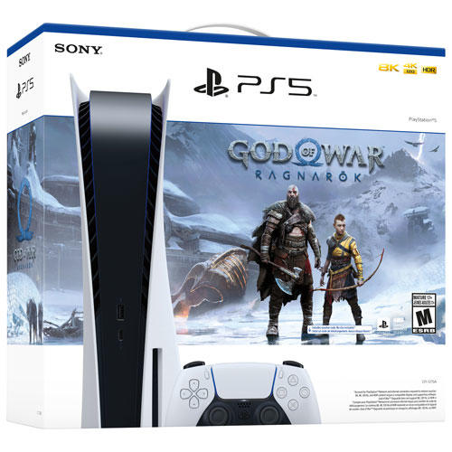 PLAYSTATION 5 DISC SYSTEM GOD OF WAR RAGNAROK BUNDLE + 1 CHOIX DE JEU