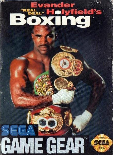 GAME GEAR EVANDER HOLYFIELD'S REAL DEAL BOXING