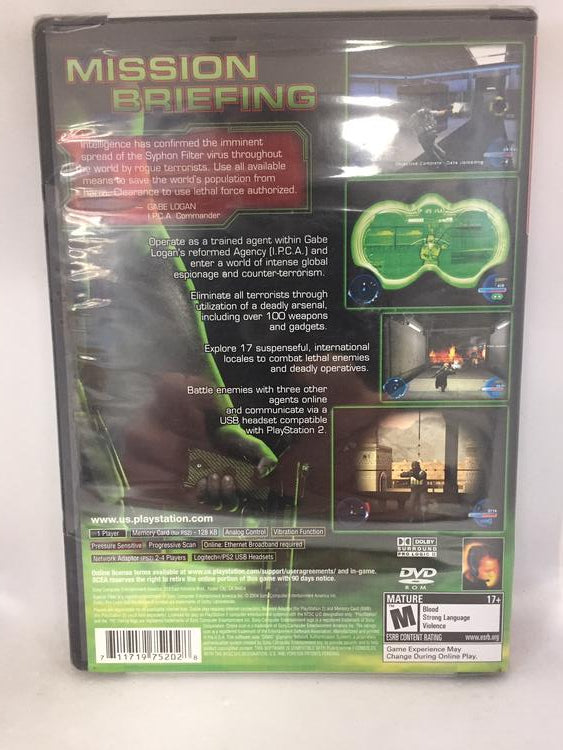 SYPHON FILTER OMEGA STRAIN GREATEST HITS (COMPLETE IN BOX) (usagé)