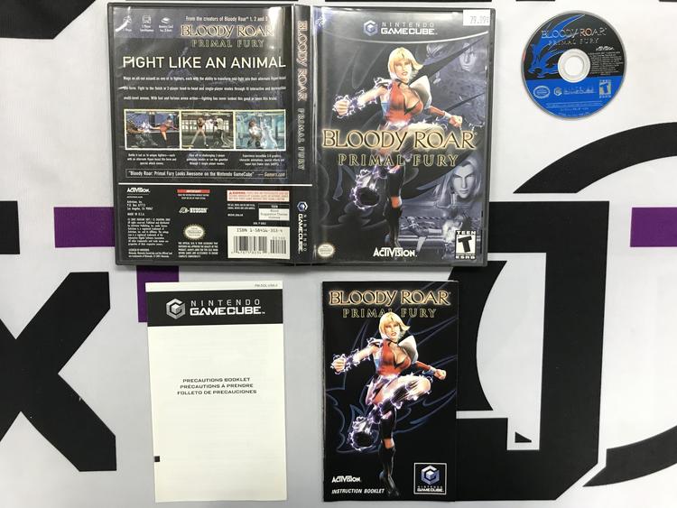 BLOODY ROAR PRIMAL FURY (COMPLETE IN BOX)