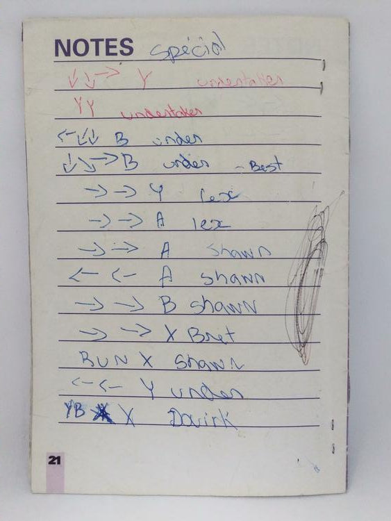 SNES WWF WRESTLEMANIA THE ARCADE GAME INSTRUCTION BOOKLET ENGLISH (usagé)