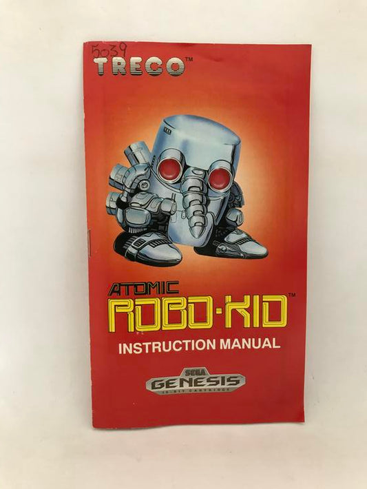 GEN ATOMIC ROBO-KID INSTRUCTION BOOKLET ENGLISH