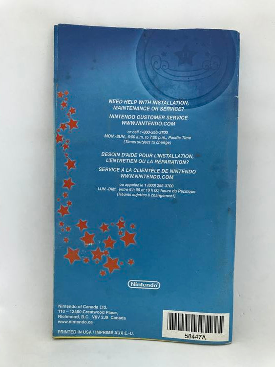 NGC MARIO PARTY 7 INSTRUCTION BOOKLET BILINGUAL