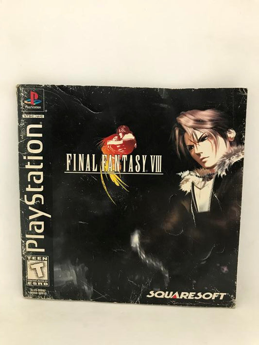 PS1 FINAL FANTASY VIII INSTRUCTION BOOKLET ENGLISH (usagé)