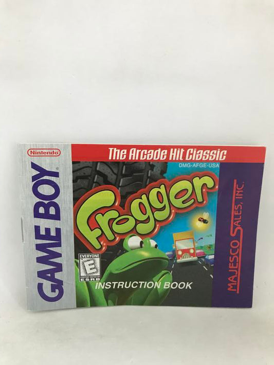 GB FROGGER INSTRUCTION BOOKLET ENGLISH