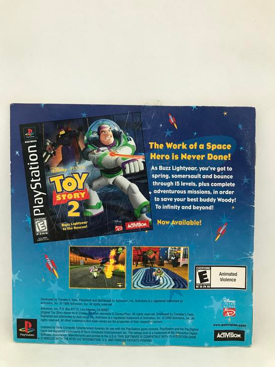PS1 BUZZ LIGHTYEAR OF STAR COMMAND INSTRUCTION BOOKLET ENGLISH (usagé)