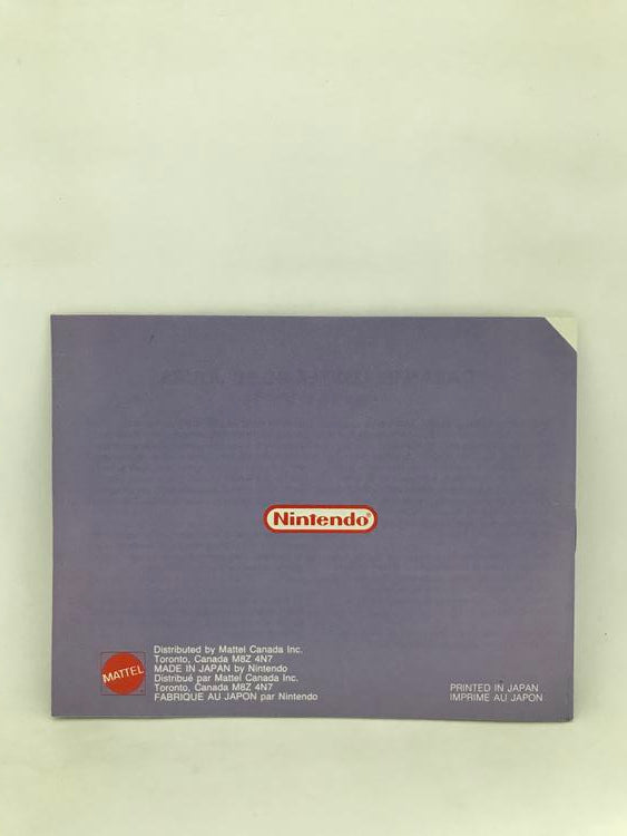 NES TETRIS INSTRUCTION BOOKLET BILINGUAL