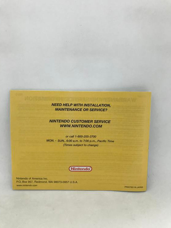 GBA DK KING OF SWING INSTRUCTION BOOKLET ENGLISH (usagé)