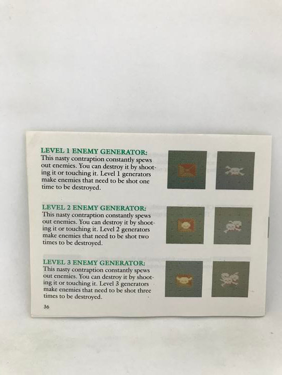 NES GAUNTLET INSTRUCTION BOOKLET ENGLISH (usagé)