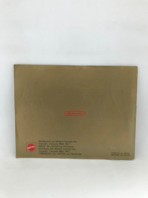 NES THE LEGEND OF ZELDA INSTRUCTION BOOKLET BILINGUAL WITH MAP