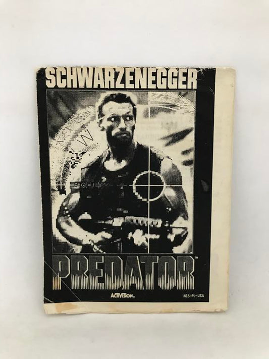 NES PREDATOR INSTRUCTION BOOKLET ENGLISH (usagé)