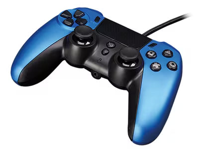 CONTROLLER BLUE WIRED (PS4)