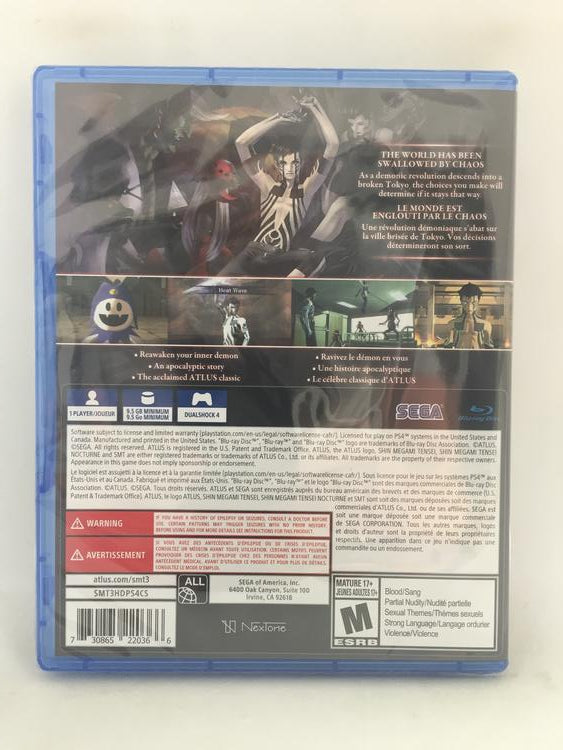 SHIN MEGAMI TENSEI III NOCTURNE HD REMASTER