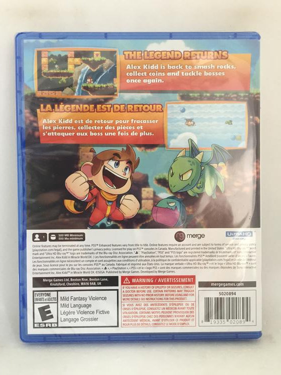ALEX KIDD IN MIRACLE WORLD DX