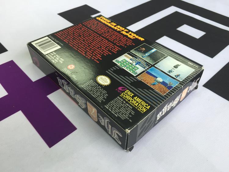 SNES THE 7TH SAGA (BOX ONLY)