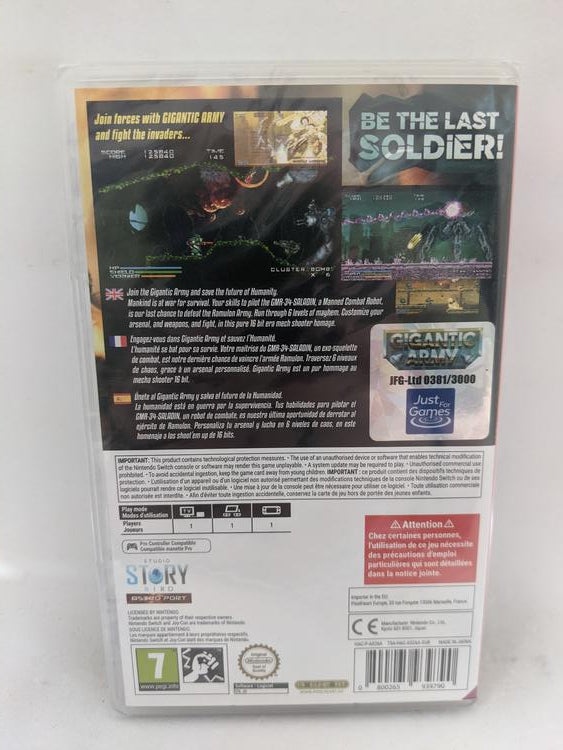 GIGANTIC ARMY PAL EDITION (JUST FOR GAMES) (usagé)