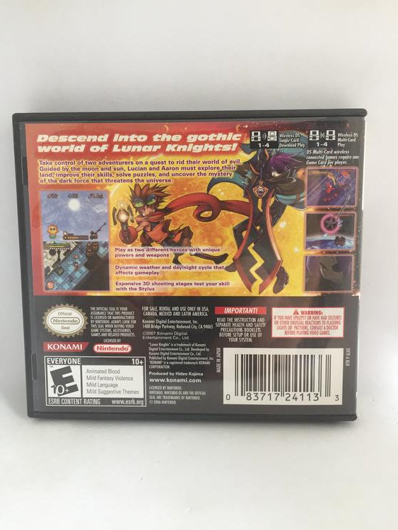 NDS LUNAR KNIGHTS (BOX ONLY)