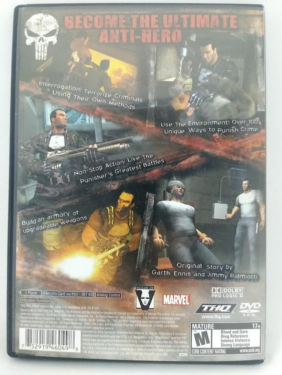 PS2 THE PUNISHER (BOX ONLY)