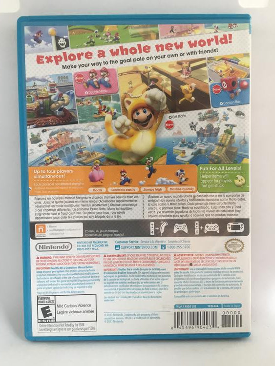 WiiU SUPER MARIO 3D WORLD NINTENDO SELECTS (BOX ONLY)