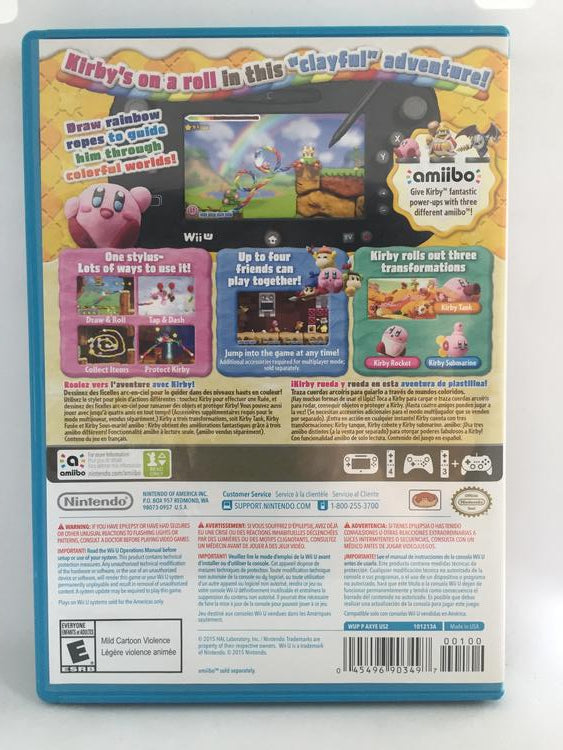 WiiU Kirby and the Rainbow Curse (Box Only)